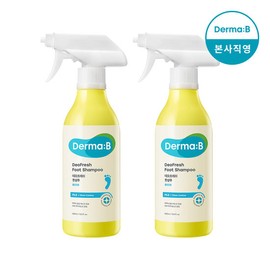 [Dermaby] Deofresh Foot Shampoo Clean Cotton 400mlX2