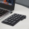 Wireless Numeric Keypad, 2.4GHz Portable Number Pad with USB Receiver,