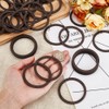 AHANDMAKER 100 PCS Wooden Hoop Rings Brown Natural Macrame Wood