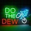 Vinray Do The Dew Neon Sign for Bar Club Man