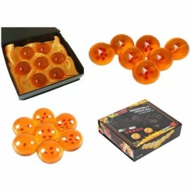 Banpresto New 7pcs JP Anime DragonBall Z Stars Crystal Ball Collection Set with Gift Box