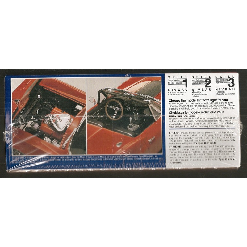 852968 1/25 67 Corvette 427 Roadster by Revell