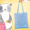 Mr. & Mrs. Panda Tragetasche Spruch 17. Geburtstag - Geschenk,