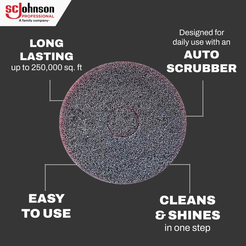 SC Johnson Professional EZ Care Heavy Duty Scrubbing Pads, 20