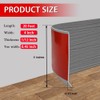 FONUNO Vinyl Wall Base Baseboard Molding Trim 4" Flexible Self