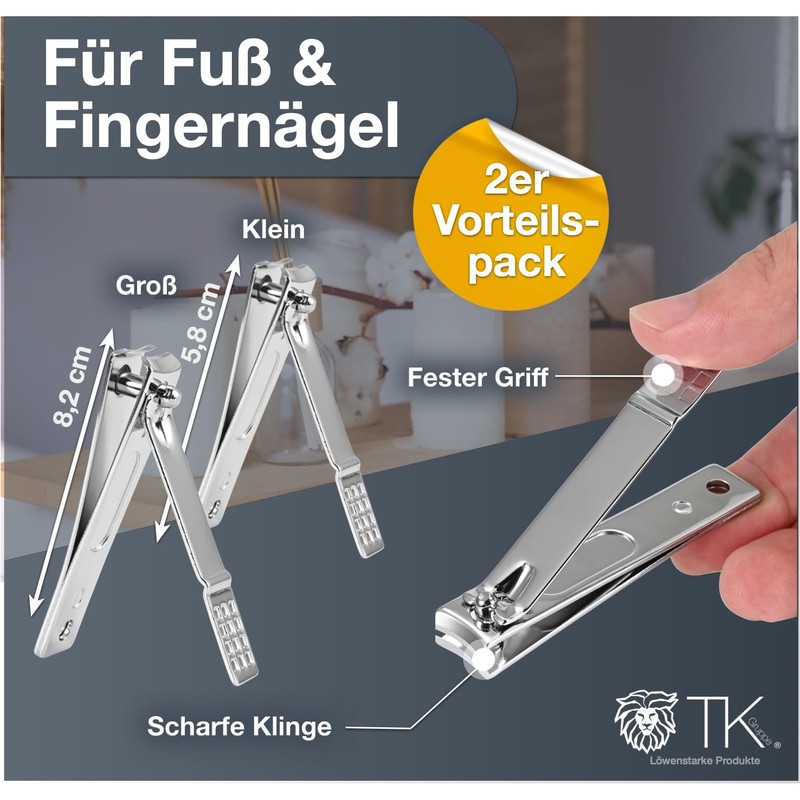 2 x Nail Clippers - Nail Clippers & Clippers -