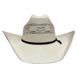 American Hat Makers Straw Sun Hat for Men — Outdoor Hats — Beach Straw Hats (US, Alpha, Large, Bozeman)