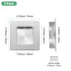 M METERXITY 2-Pack Recessed Finger Pulls, 2.75 Inch 304 Stainless
