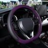 SEG Direct D Shaped Steering Wheel Cover for 14.5-15 inch