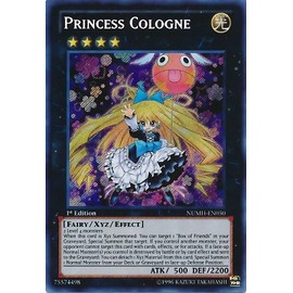 YU-GI-OH! - Princess Cologne (NUMH-EN050) - Number Hunters - Unlimited Edition - Secret Rare
