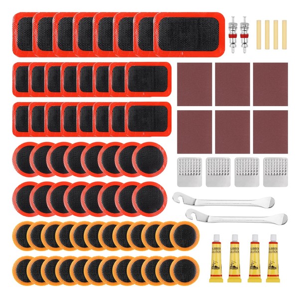 AiQInu Bicycle repair kit, 86 pieces bicycle repair kit, bicycle