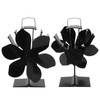 Heat Powered Stove Fan 6 Blade Fast Speed Large Air