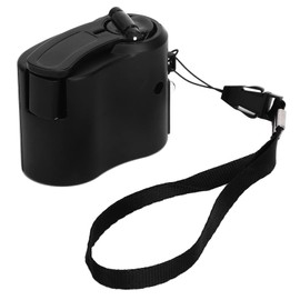 Aramox Portable Modern Hand Crank Charger, USB Hand Crank Phone Charger, Outdoor Hiking Camping (Black)