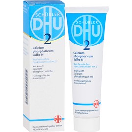 DHU Schüßler Salt No. 2 Calcium Phosphoricum D4 - The Mineral Salt of Bones and Teeth - The Original, 50 g Ointment