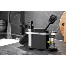 GEFU Smartline Sink Organiser Black 50.4 x 3.6 x 3.5 cm