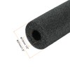 sourcing map 4pcs Pipe Insulation Foam Tube Pipe Lagging 13mm(1/2