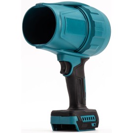 Leaf Blower Cordless with 2 Battery and Charger for Lawn Care, 2 X 4.0Ah, Portable Brushless Motor Electric Leaf Blower, Dust Cleaner Handheld Turbo Jet Blowers for Patio, Blowing Leaves (Blue-Black)