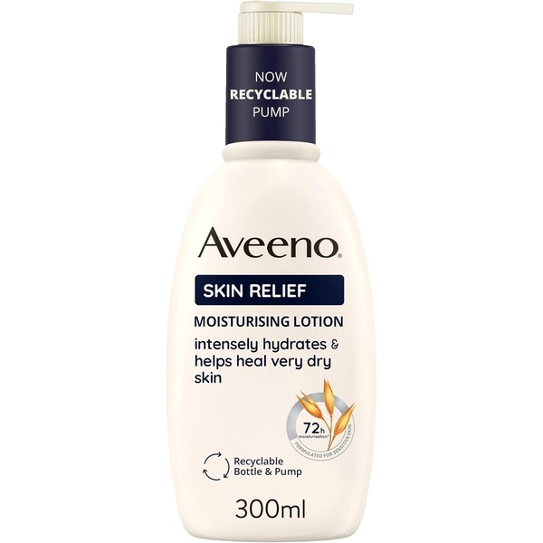 Aveeno Skin Relief Moisturising Lotion (1x 300ml) With Soothing Triple
