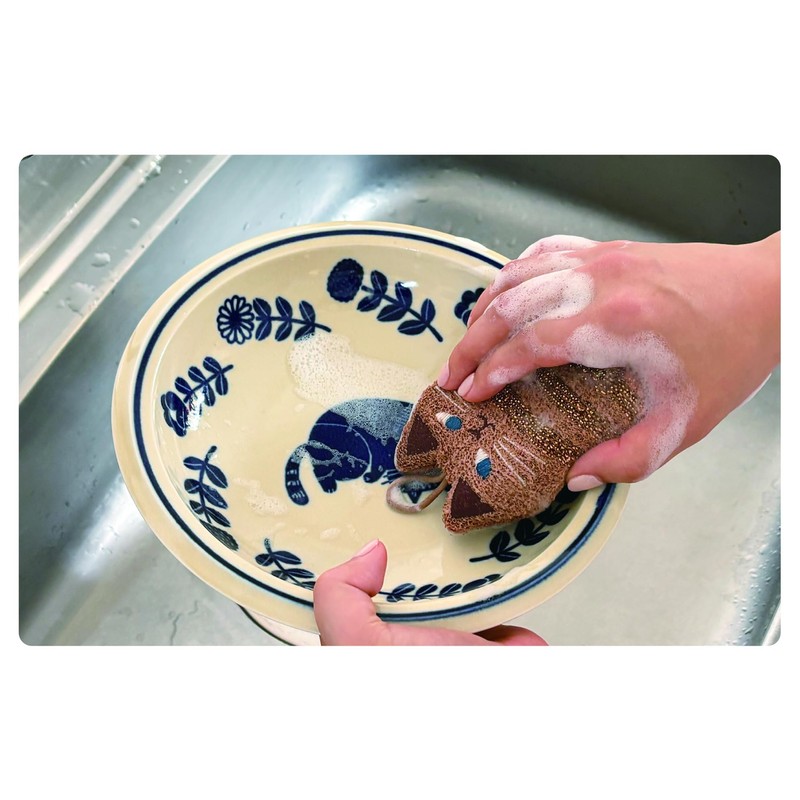 Decore Corporation AH-47742 Sparkling Kitchen Sponge, Cat BK Size: Approx.