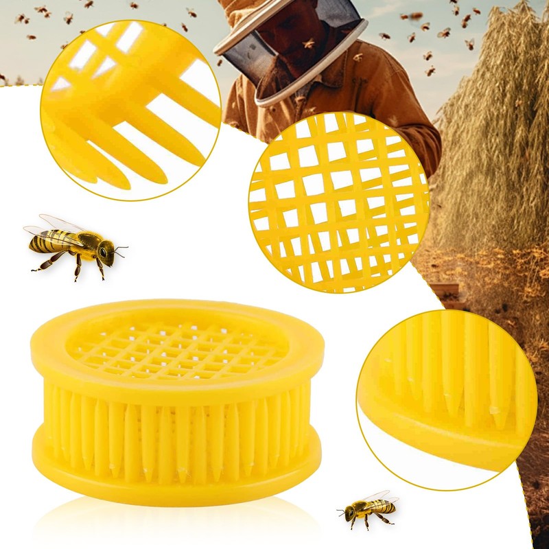CHEOTIME 6 Pieces Queen Bee Cages, Queen Bee Catcher /