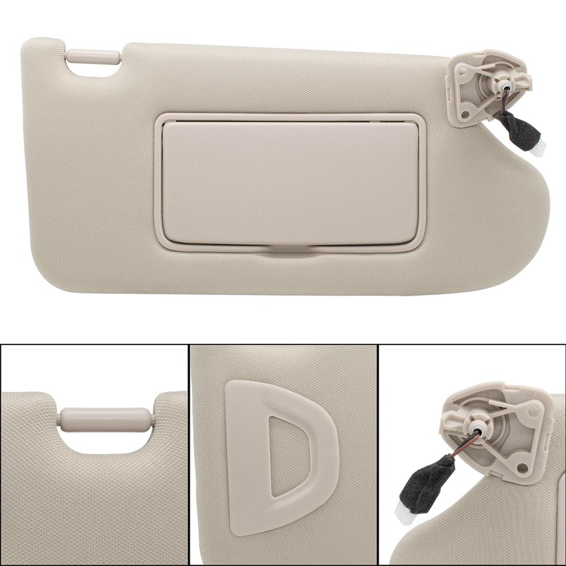 Passenger Right Side Sun Visor Replacement Compatible with Nissan Altima