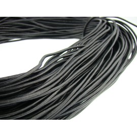 esnado Leather Cord Round 3 mm black. Length: selectable.