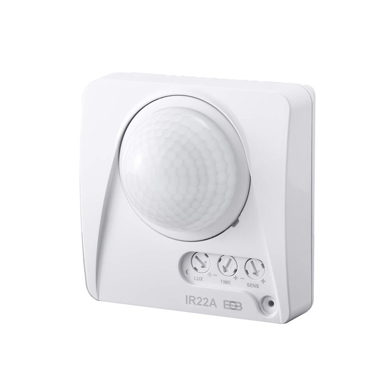 Motion Detector White, 360 Degrees, Indoor IP20, Surface-Mounted Wall and