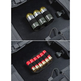 WYNEX - Soporte elástico para Bolsa táctica, Organizador de Gancho y Bucle para Panel elástico Modular con Cierre de Gancho para Accesorios de Mochila