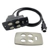 Kaidi KDH136-001 Power Recliner 4 Button 5 Pin Switch Hand