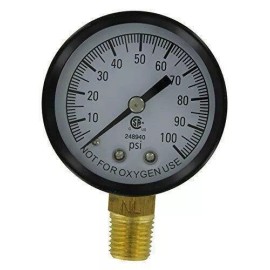 Simmons 100Psi 1/4"Presure Gauge