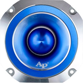 Audiopipe Heavy Duty Super Tweeter (ATR-4053-BLUE), 400 Watts, Die Cast Aluminum Frame, Candy Blue, Diamond Chrome Cutting Fnish, 1.5” Kapton Voice Coil, 4-8 Ohms