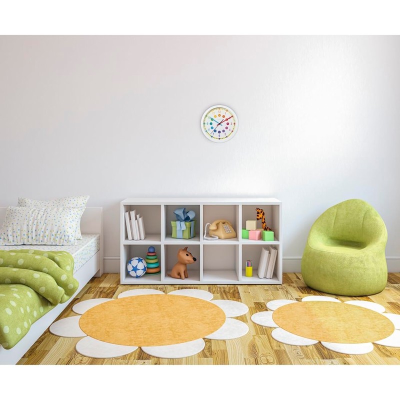 Hama Analogue Children's Wall Clock/Learning Clock, for Learning Time, No