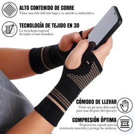 2Pack Muñequera de Compresión Premium- Alivio Inmediato para Dolor de Muñeca por Túnel Carpiano, Tendinitis y Artritis | Soporte Ergonómico Ajustable para Hombre y Mujer | Ideal para Deportes, Trabajo y Uso Diario (Medium)