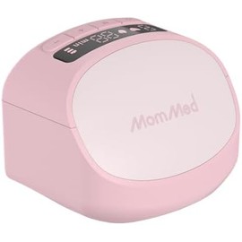 MomMed S10Pro - Extractor de leche doble portátil, color rosa