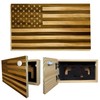 American Flag Hidden Gun Safe - Quick Access Hidden Gun