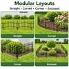 32 Inch No Dig Metal Garden Fence, 10 Pack 22