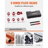 VEVOR Ratchet Pipe Threader Kit with 6 Dies, 1/4" NPT
