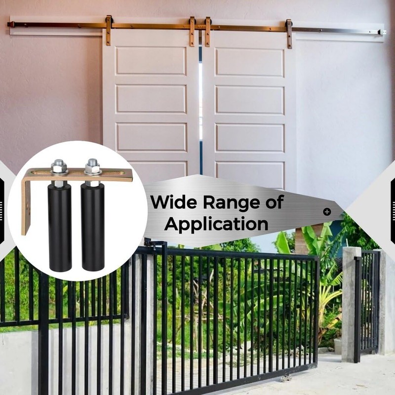 Slide Gate Guide Roller, 6" Universal Nylon Gate Roller Guide