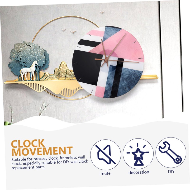 SEWACC 1 Set DIY Silent Clock Movement Mechanism Kit of