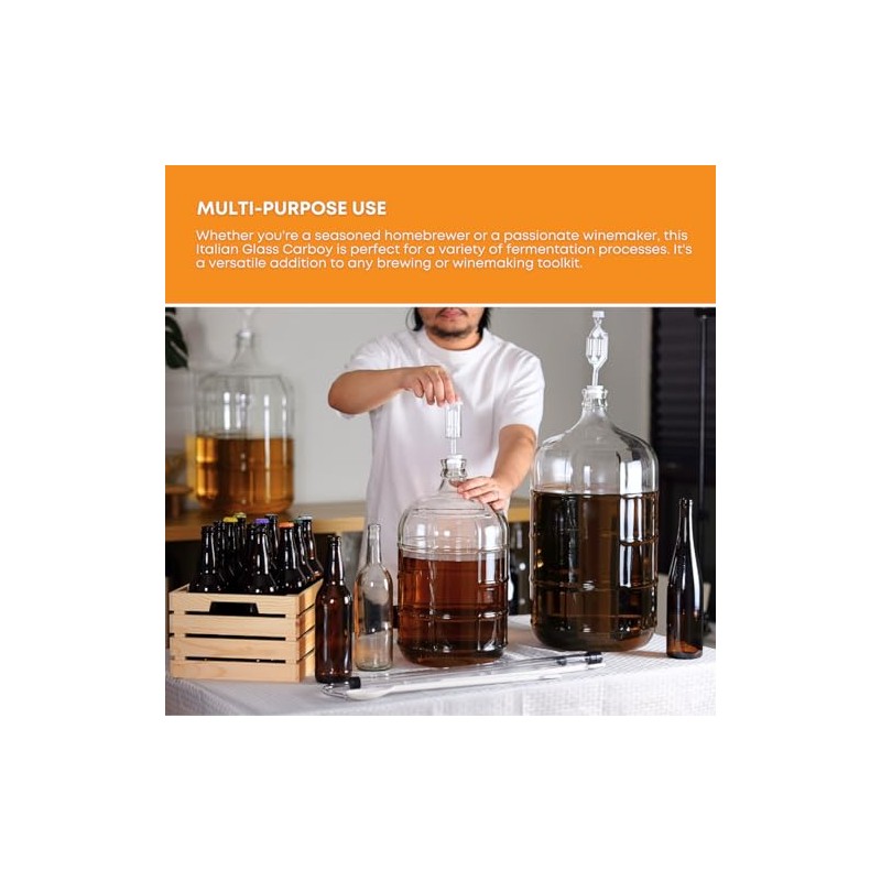 [Made with Italian Glass] Our 5 Gallon Carboy is Crafted