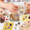 500PCS Funny Cat Stickers Roll 10 Styles Cat Meme Stickers
