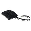 10 Yards Black Gimp Braid Trim Elastic Button Loop Tape,Lace