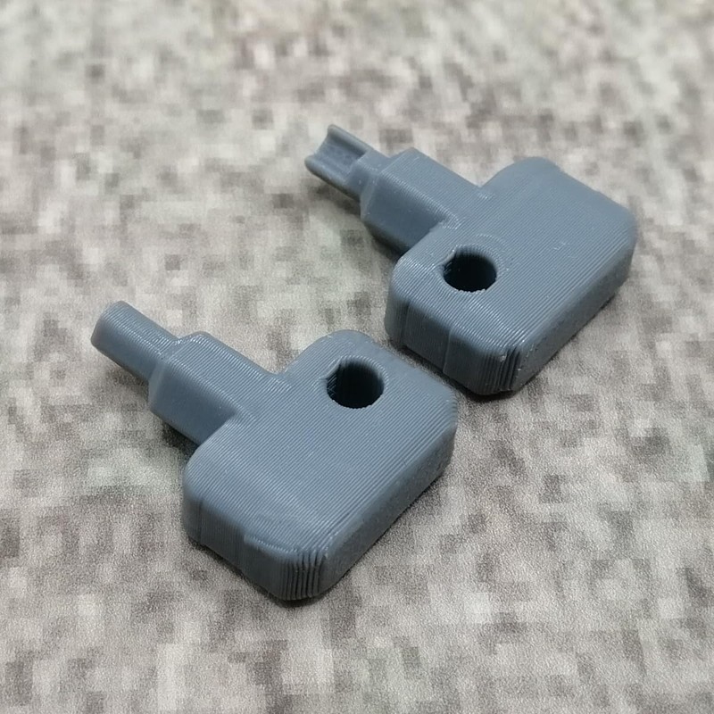 ULEIVA Replacement Key 2 x Grey Compatible with Synology NAS