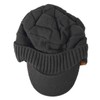 Ruphedy Mens Beanie with Brim Winter Hat Knitted Thick Fleece