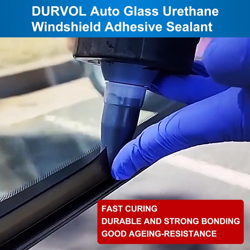DURVOL Auto Glass Urethane Windshield Adhesive Sealant Pack of 4