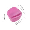 SENLIN DENTAL SENLIN DENTAL 2pcs Denture Bath Retainer Case, Dentaure