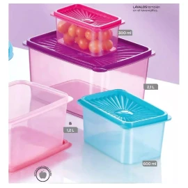 Fashion and home Set De 4 Recipientes  Para Alimentos