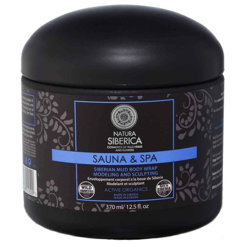Natura Siberica Anti-Cellulite-Körperpackung mit sibirischem Schlamm, 1er Pack (1 x