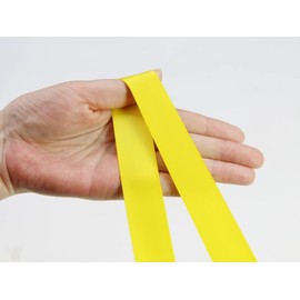 Yellow Double Faced Satin Ribbon 1 inch Flower Boutique Gift Wrapping Ribbon 25mm 100yards Fabric Silk Bow Ribbon for Christmas- DIY Crafts Hair Headband-Sewing-Wedding Decorations