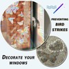 MAEXUS® Window Stickers, Bird Protection, Pack of 28, Suncatcher Stickers,